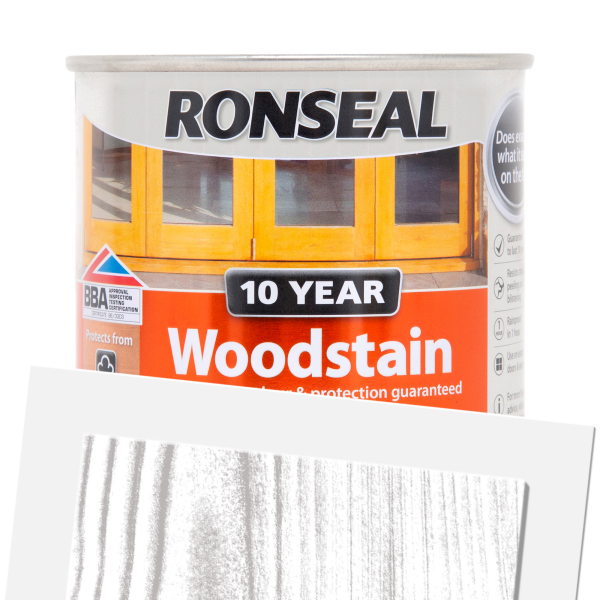 Ronseal 10 Year Woodstain Satin 250ML (PNG)