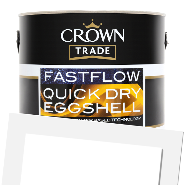 Crown FastFlow Quick Dry Eggshell 2.5L (PNG)