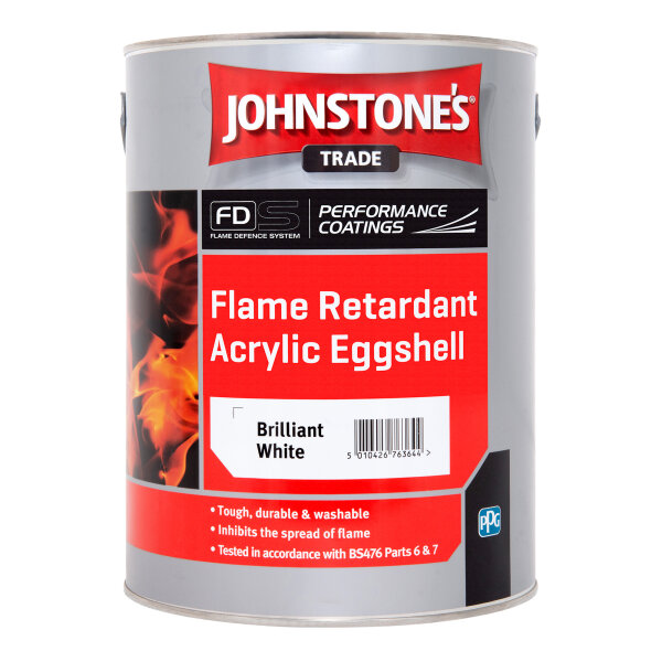 Flame Retard Acrylic Eggshell Brilliant White