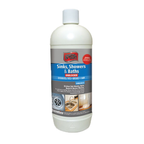 Knock Out Sinks, Showers and Baths Unblocker