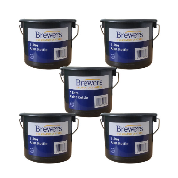 5 x Recycled Plastic Paint Kettle