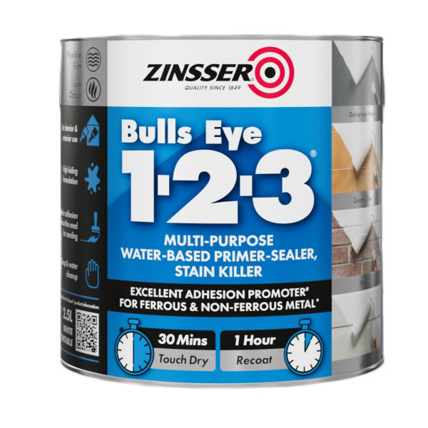 Bulls Eye 123 White