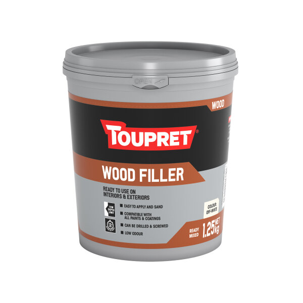Toupret Wood Filler Off-White 1.25KG (NC9228105N)