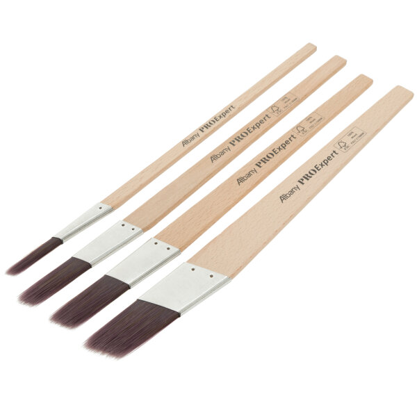 Pro-Expert Angled Fitch Brush Set (Pack of 4) (JA02197005)
