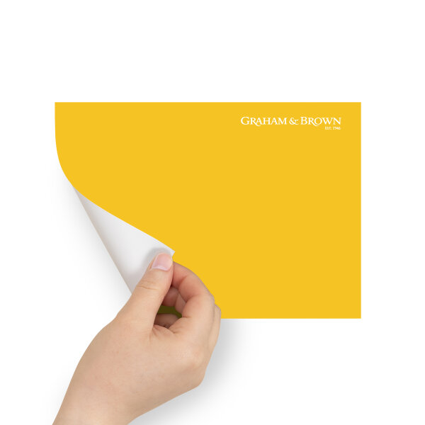 Graham & Brown Peel & Stick Sample Giallo (AV062381795)