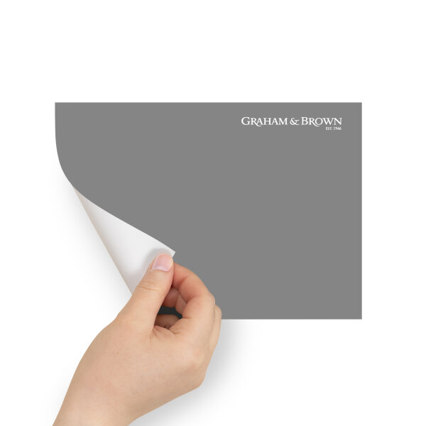 Graham & Brown Peel & Stick Sample Gunmetal Grey (AV062381840)