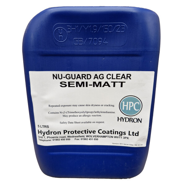 Hydron Protective Coatings Nu-Guard AG Clear 5L (BL655005F)