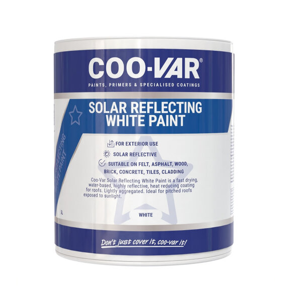 Coo-Var Solar Reflective Paint White 5L (BE0707010F)