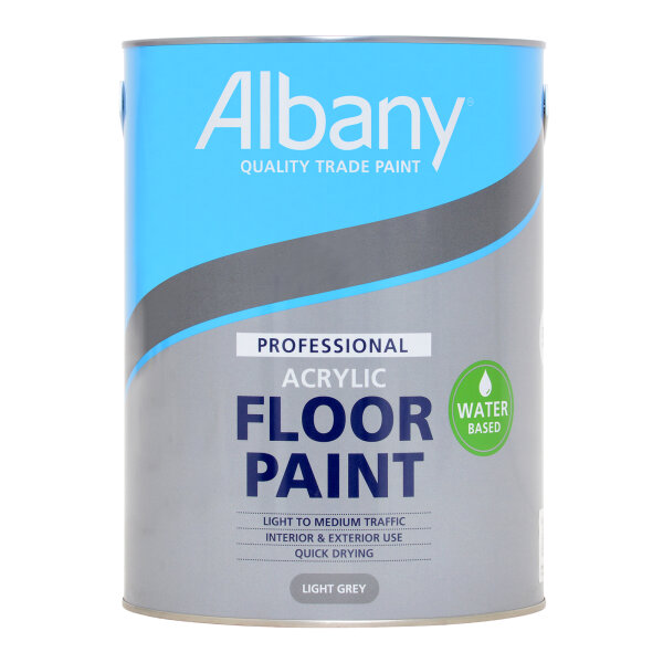 Water-Based Floor Paint Light Grey 5L (AA131010F)