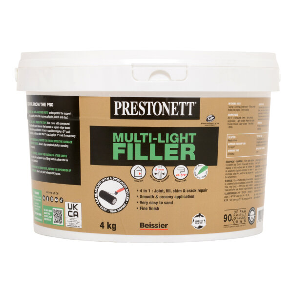 Prestonett Interior Multi-Light Ready Mixed Filler 4KG (NC134022G)