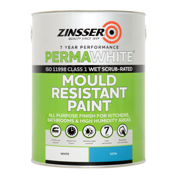 Perma-White Interior Satin White 5L (BN6015F)