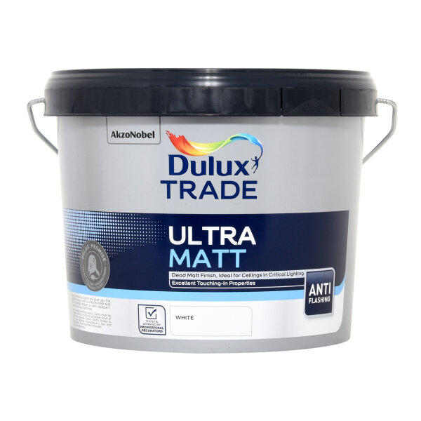 Dulux Trade Ultra Matt White 3L (AE0121002H)