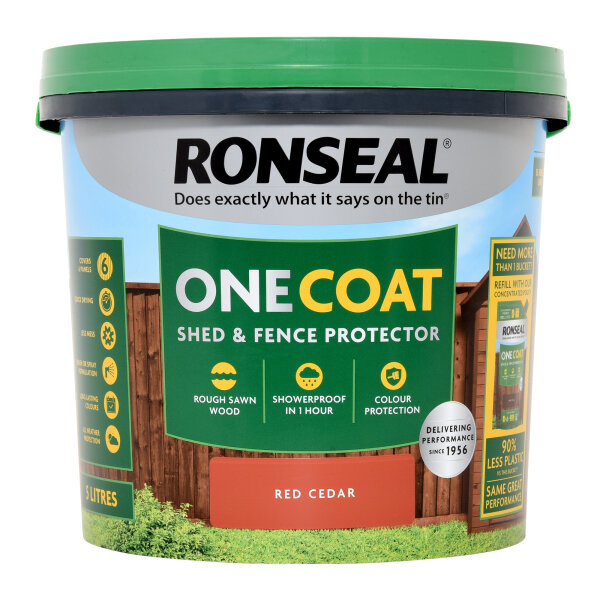 One Coat Shed & Fence Protector 5L (HA568230F)