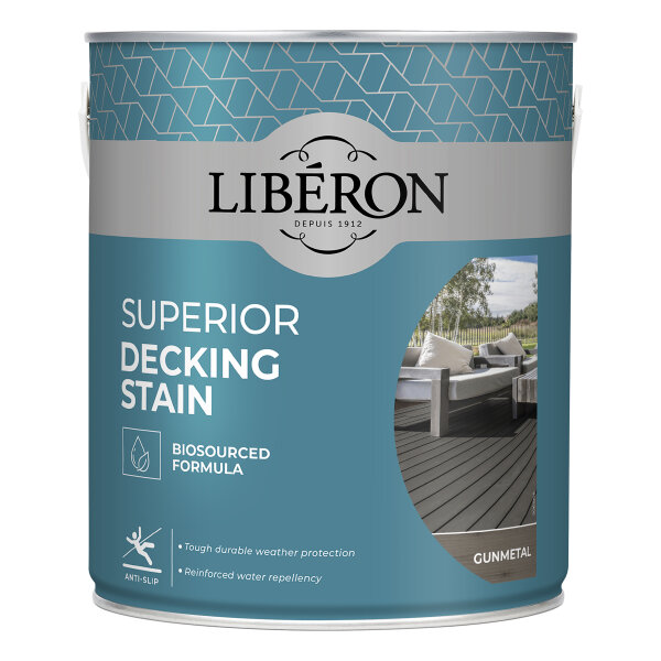 Superior Decking Stain Gunmetal 2.5L (HJ30401715J)