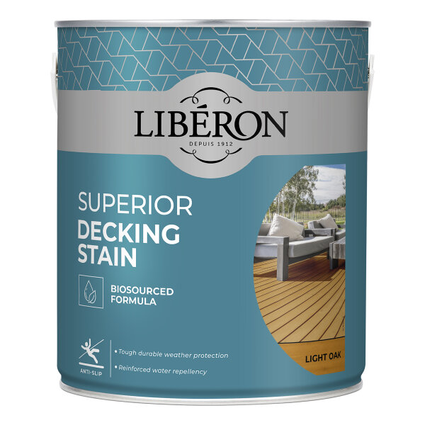 Superior Decking Stain Light Oak 2.5L (HJ30401720J)