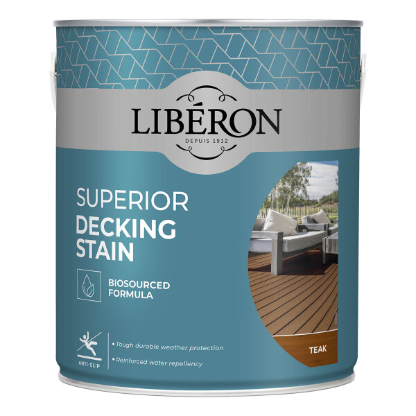 Superior Decking Stain Teak 2.5L (HJ30401730J)