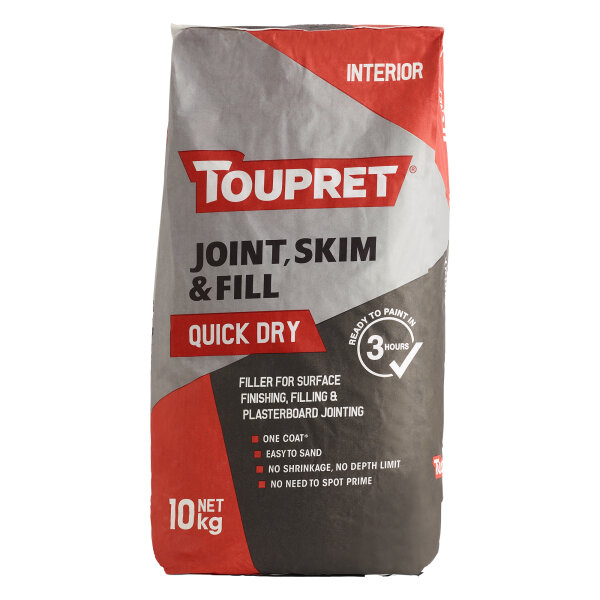 Quick Dry Joint, Skim & Fill 10KG (NC923110E)