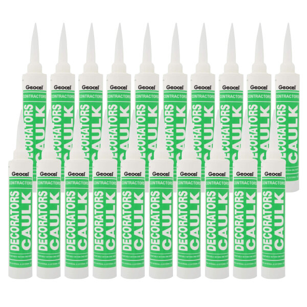 20 x Contractors Decorators Caulk White (ZXOFF861410)