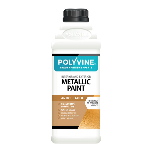 Acrylic Metallic Paint Antique Gold 1L (BN4300805N)