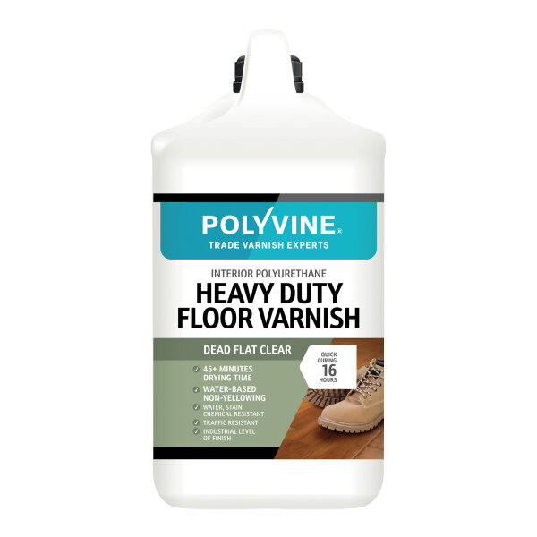 Heavy Duty Floor Varnish Dead Flat 4L (FE3407G)