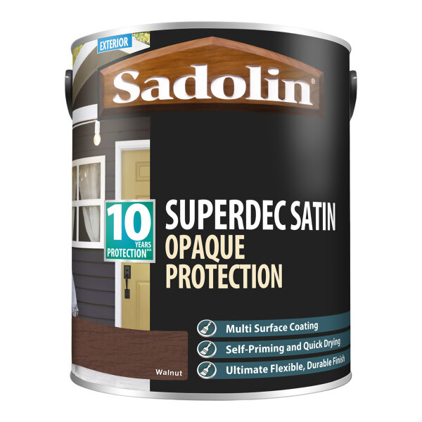 Sadolin Superdec Satin Walnut 5L (HA5725660F)