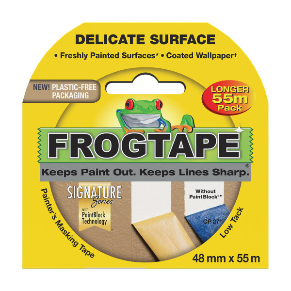 Yellow Delicate Surface Masking Tape 48mm x 55m (NT3715002C)