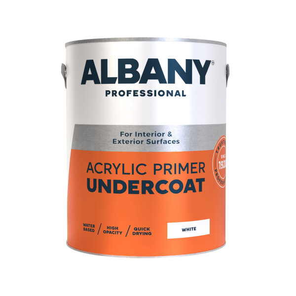 Acrylic Primer Undercoat White 5L (AA080805F)