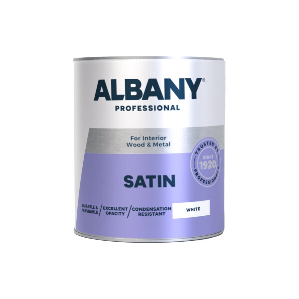 Albany Satin White 1L (AA0136001N)