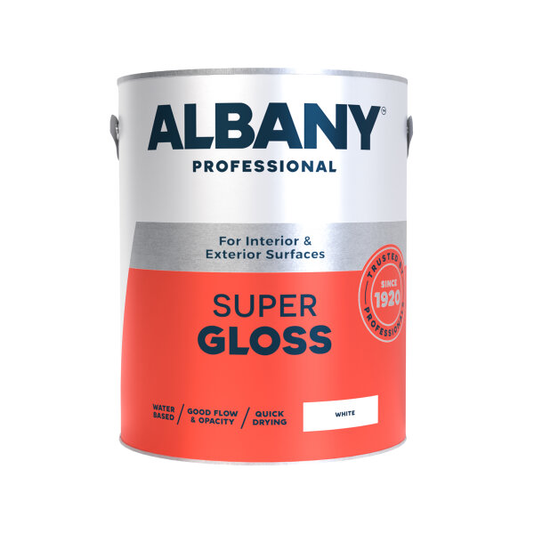 Albany Super Gloss 5L White (AA0143001F)