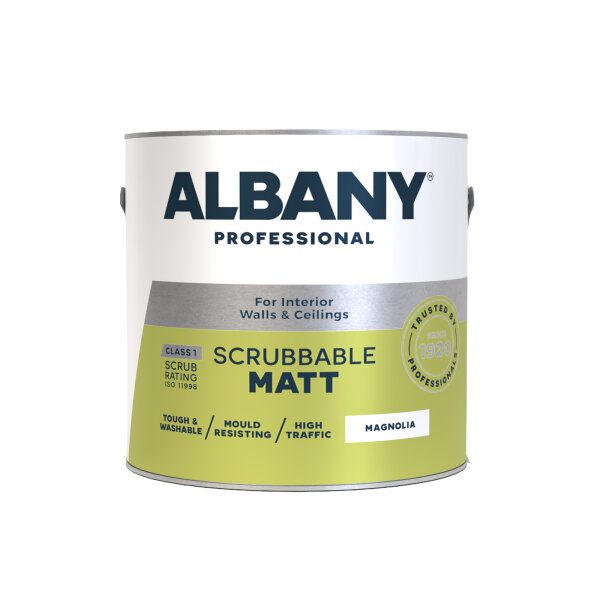 Albany Scrubbable Matt Magnolia 2.5L (AA0120005J)