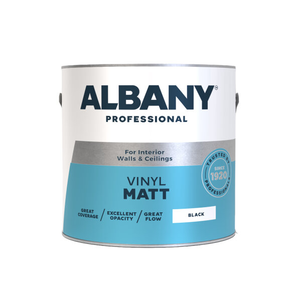 Albany Vinyl Matt Black 2.5L (AA0117050J)