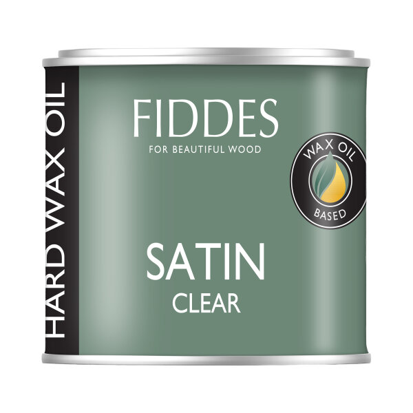 Fiddes Hard Wax Oil 45ml Sample Satin Clear (HA227005T)