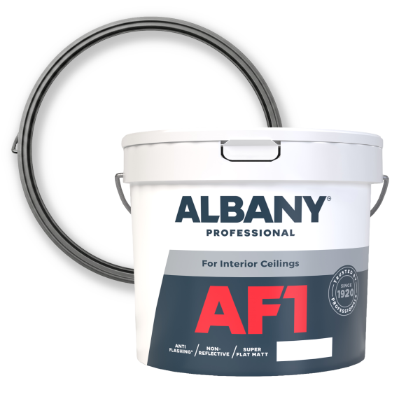 Albany AF1 Ceiling Paint (Tinted) 5L PNG White Lid