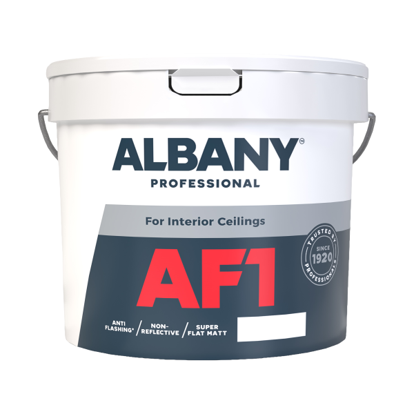 Albany AF1 Ceiling Paint (Tinted) 5L PNG White Lid