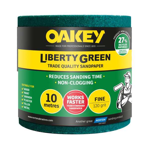 Oakey Liberty Green Aluminium Oxide 10M P120 (NG152410G)